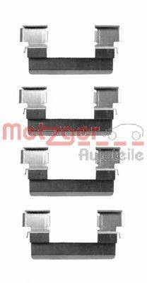 Комплектующие, колодки дискового тормоза METZGER 109-1655