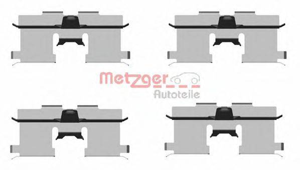 METZGER 1091692 Комплектующие, колодки дискового тормоза
