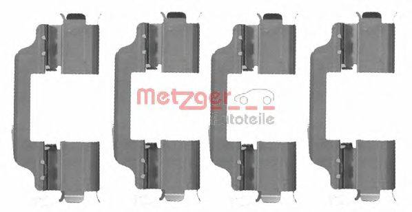 METZGER 1091707 Комплектующие, колодки дискового тормоза