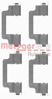 Комплектующие, колодки дискового тормоза METZGER 109-1727
