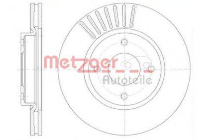 Тормозной диск METZGER 61410.10
