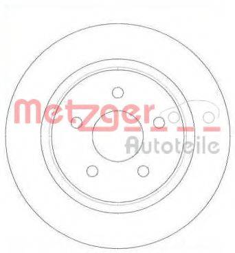Тормозной диск METZGER 61459.00