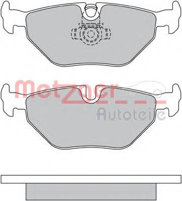 METZGER 1170014 Комплект тормозных колодок, дисковый тормоз