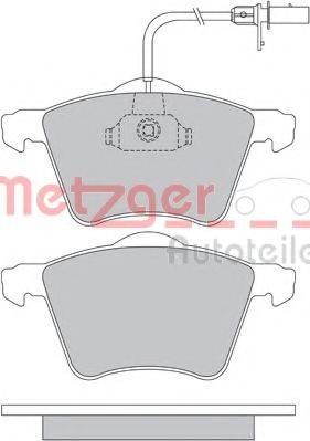 METZGER 1170104 Комплект тормозных колодок, дисковый тормоз