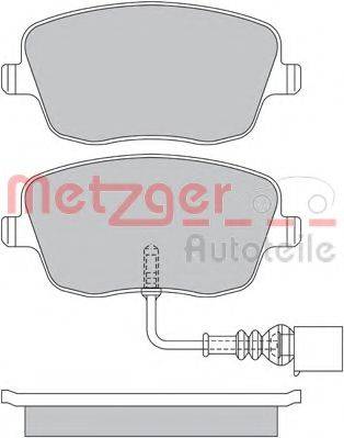 METZGER 1170246 Комплект тормозных колодок, дисковый тормоз
