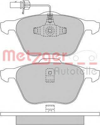 METZGER 1170342 Комплект тормозных колодок, дисковый тормоз