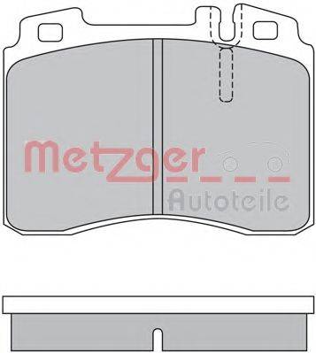 METZGER 1170347 Комплект тормозных колодок, дисковый тормоз
