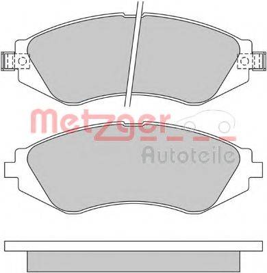 METZGER 1170391 Комплект тормозных колодок, дисковый тормоз