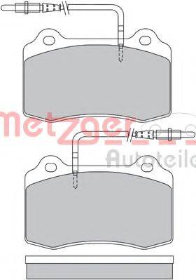 METZGER 1170399 Комплект тормозных колодок, дисковый тормоз