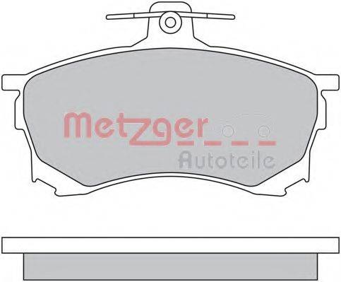 METZGER 1170453 Комплект тормозных колодок, дисковый тормоз
