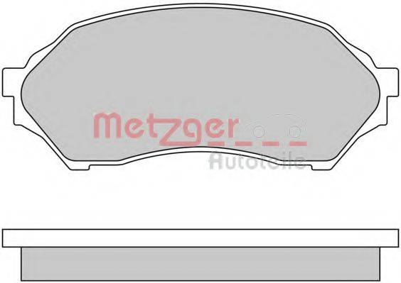 METZGER 1170518 Комплект тормозных колодок, дисковый тормоз
