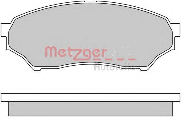 METZGER 1170520 Комплект тормозных колодок, дисковый тормоз