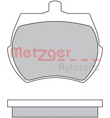 METZGER 1170596 Комплект тормозных колодок, дисковый тормоз