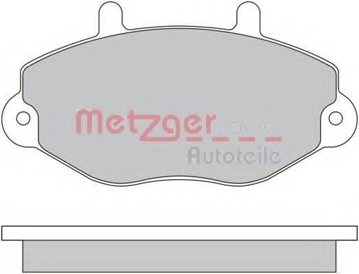 METZGER 1170629 Комплект тормозных колодок, дисковый тормоз