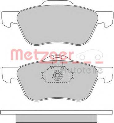 METZGER 1170650 Комплект тормозных колодок, дисковый тормоз