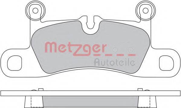 METZGER 1170523 Комплект тормозных колодок, дисковый тормоз