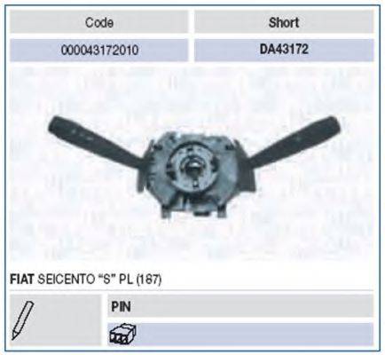 Выключатель на колонке рулевого управления MAGNETI MARELLI 000043172010