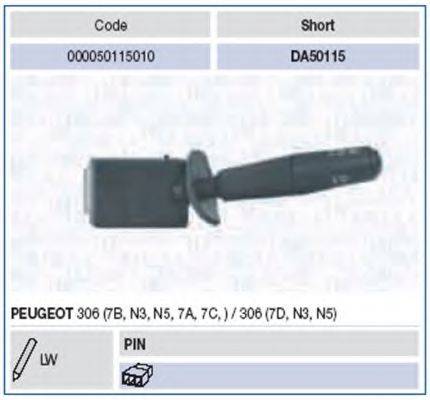 Выключатель на колонке рулевого управления MAGNETI MARELLI 000050115010