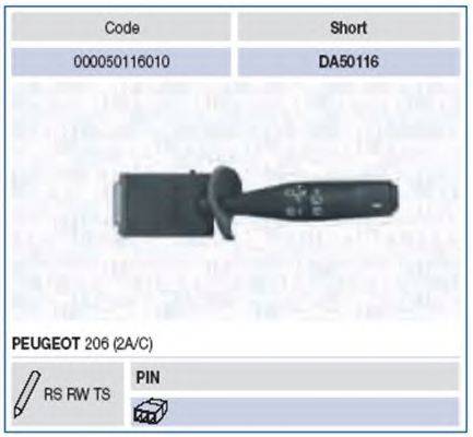 Выключатель на колонке рулевого управления MAGNETI MARELLI 000050116010