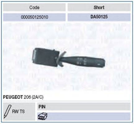 Выключатель на колонке рулевого управления MAGNETI MARELLI 000050125010
