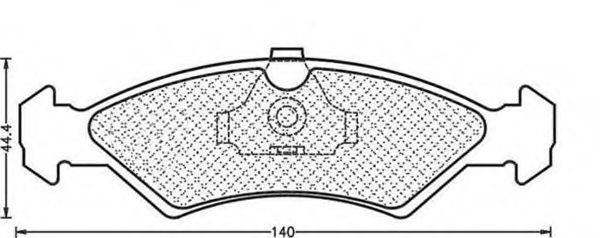 Комплект тормозных колодок, дисковый тормоз MAGNETI MARELLI 430216170991